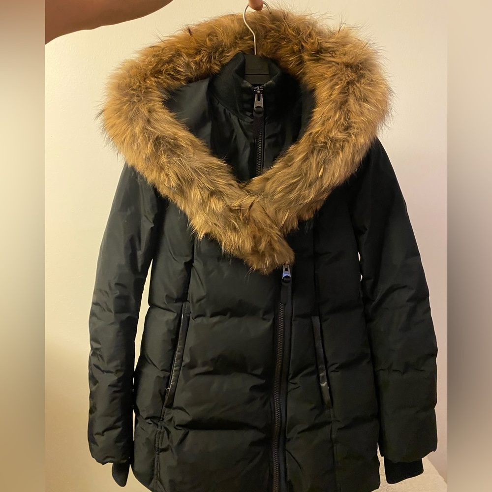 MACKAGE - “Adali” Down coat with natural fur Signature Mackage Collar